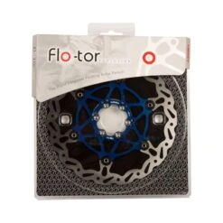 Disco Freno Ashima Flotor Evolution Alluminio 6 Fori Flottante Blu