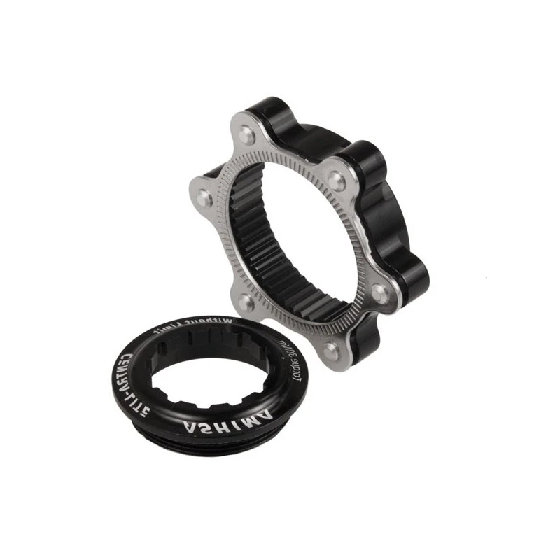 Ashima Adattatore Da Centerlock A 6 Fori Nero AC02 1 Ashima Adattatore Da Centerlock A 6 Fori Nero AC02