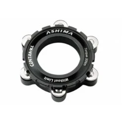 Ashima Adattatore Da Centerlock A 6 Fori Nero AC03 Per Perno Passante