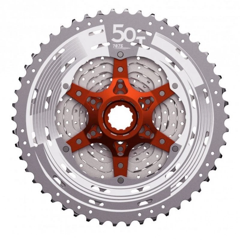 Cassetta Pignoni MTB SUNRACE MZ90 11-50 SILVER 12 V 1 Cassetta Pignoni MTB SUNRACE MZ90 11-50 SILVER 12 V