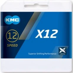 Catena KMC X12 126 Maglie Silver Black 12v