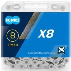 Catena KMC X8 Argento 114 Maglie 8 Velocità