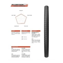 Copertone MTB PIRELLI SCORPION XC H Hard Pack Lite 29X2,4 -Vendite SRAM copertone mtb pirelli scorpion mtb hard pack lite 29x24 2