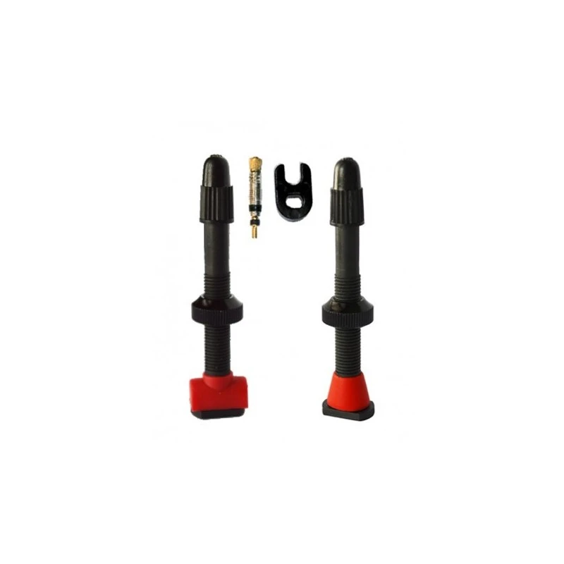 Coppia Valvole Tubeless In Carbonio BARBIERI + Spillo Di Ricambio 3 Coppia Valvole Tubeless In Carbonio BARBIERI + Spillo Di Ricambio - immagine 3