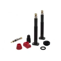 Coppia Valvole Tubeless In Carbonio BARBIERI + Spillo Di Ricambio