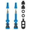 Coppia Valvole Tubeless Strada E MTB FORCE In Alluminio 44 Mm