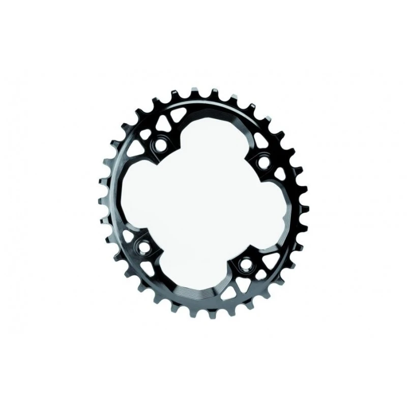 Corona AbsoluteBlack OVALE Sram 94Bcd BLACK (bolts Integrato) 2 Corona AbsoluteBlack OVALE Sram 94Bcd BLACK (bolts Integrato) - immagine 2
