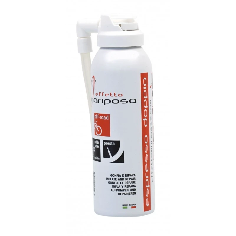 Gonfia E Ripara Tubeless EFFETTO MARIPOSA ESPRESSO Doppio 125 Ml 1 Gonfia E Ripara Tubeless EFFETTO MARIPOSA ESPRESSO Doppio 125 Ml