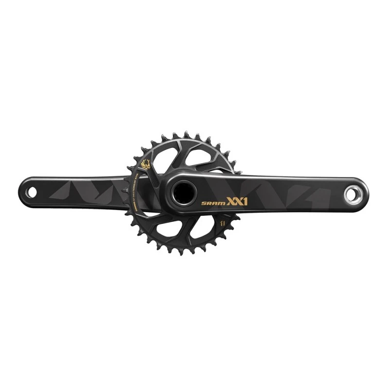 Guarnitura SRAM XX1 Eagle Gold BB30 Corona 32 Inclusa 1 Guarnitura SRAM XX1 Eagle Gold BB30 Corona 32 Inclusa