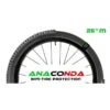 Kit Antiforatura MTB Mousse Salsicciotto Interno BARBIERI ANACONDA 26"