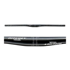 Manubrio MTB Ritchey TRAIL FLAT 2x Nero Opaco
