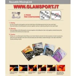 Missing Link Falsa Maglia KMC 2 Set 9 Velocita' Gold -Vendite SRAM missing link falsa maglia kmc 2 set 9 velocita gold 1