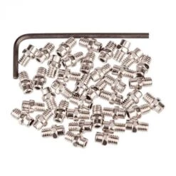 Pin Di Ricambio Per Pedali EXUSTAR 4 Mm 40 Pezzi SILVER